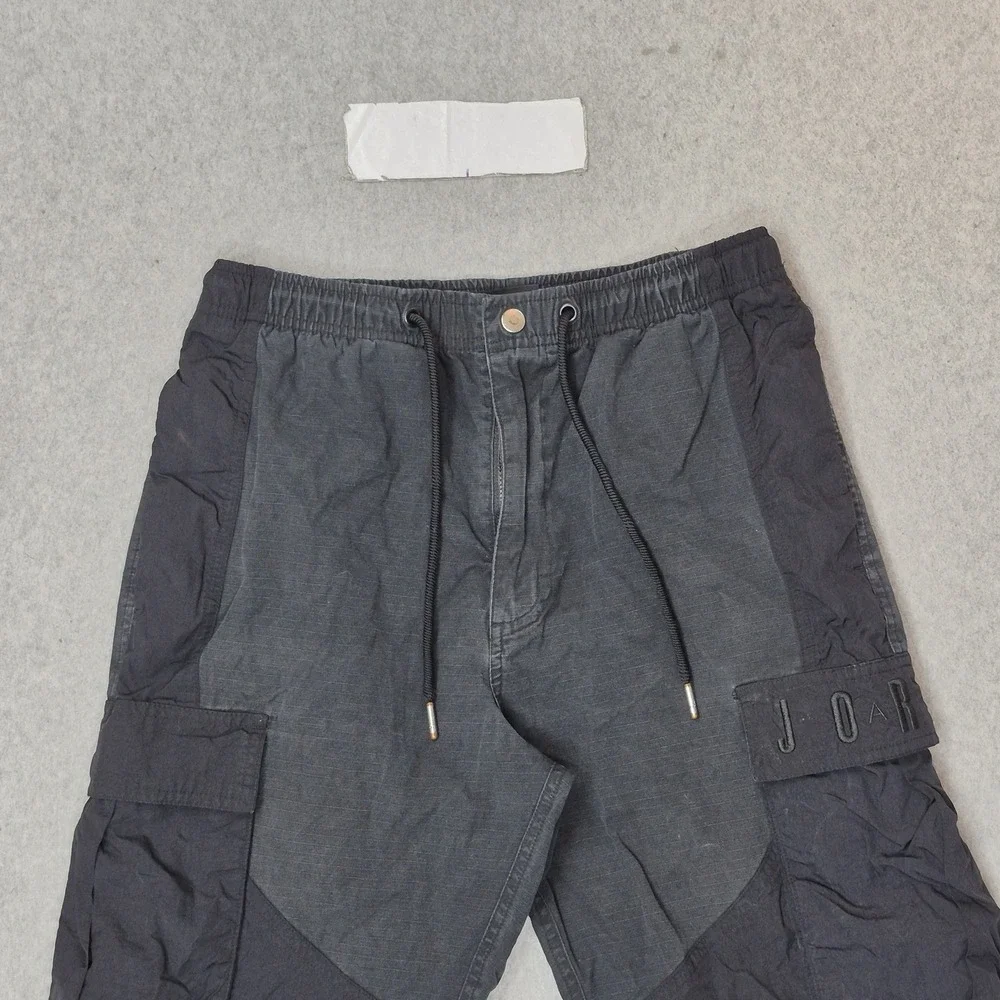 Air Jordan Men Pants S Black Sport DNA Cargo Jogger Military Utility Ripstop Y2K